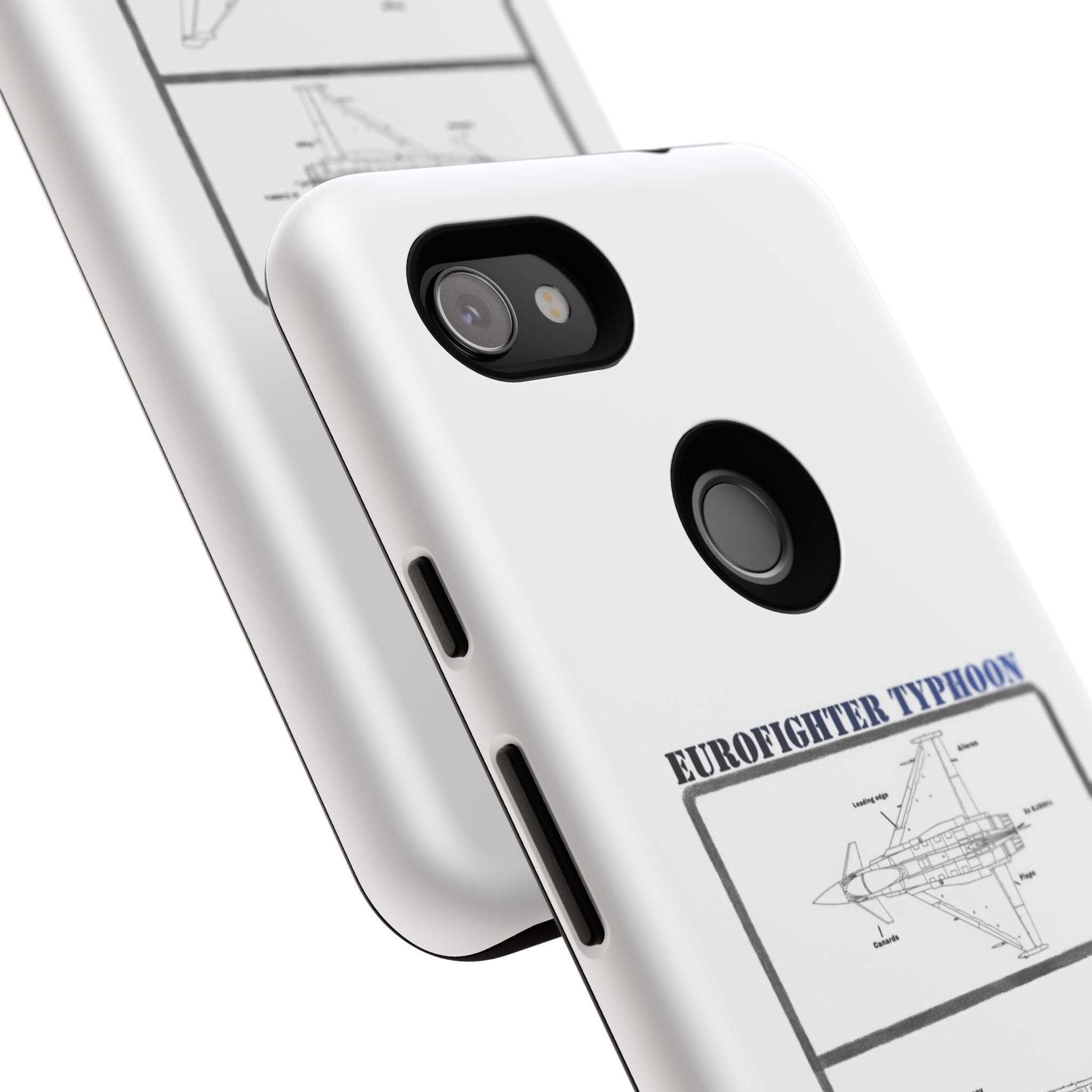 Eurofighter typhoon Schematic edition phone case (RAF Colour-Way)