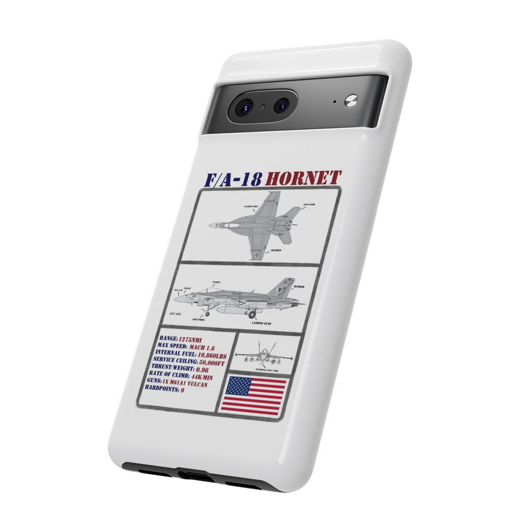 F/A-18 Hornet Schematic edition phone case (USAF Colour-Way)