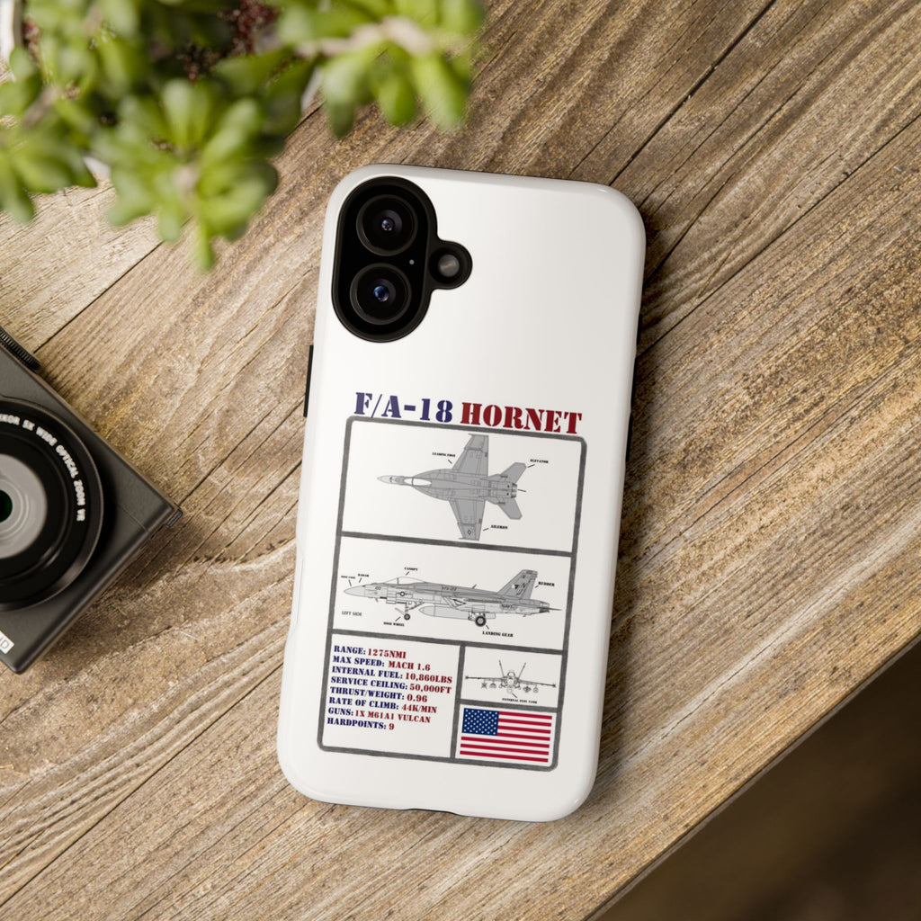 F/A-18 Hornet Schematic edition phone case (USAF Colour-Way)