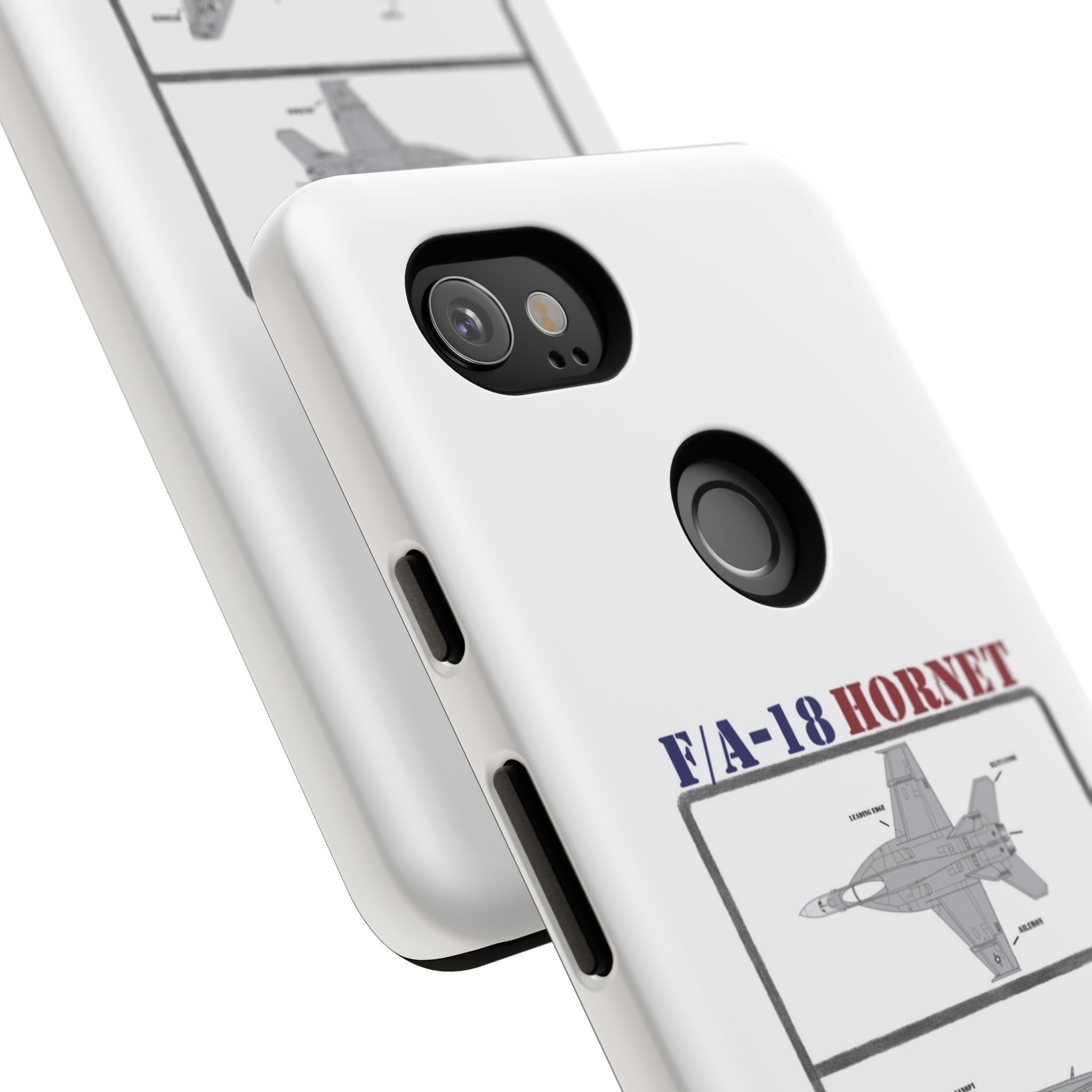 F/A-18 Hornet Schematic edition phone case (USAF Colour-Way)