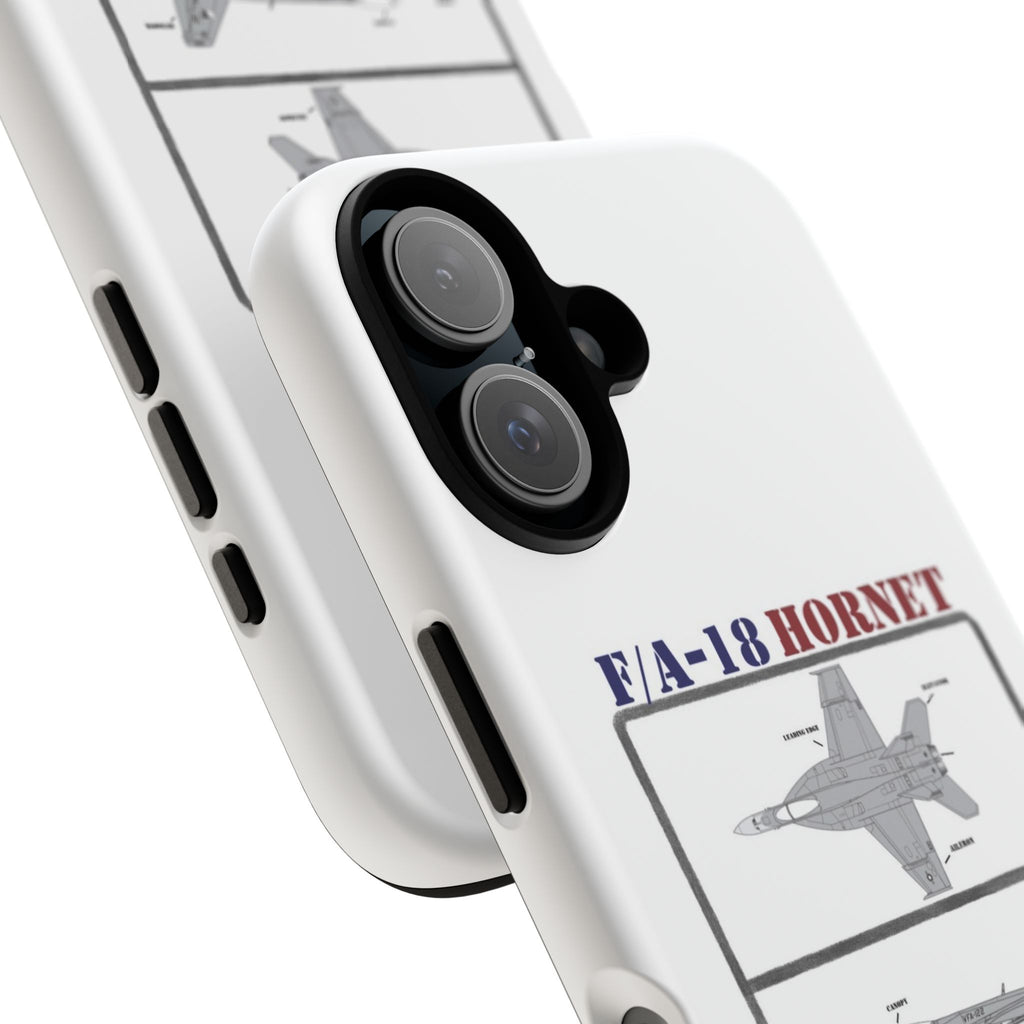 F/A-18 Hornet Schematic edition phone case (USAF Colour-Way)