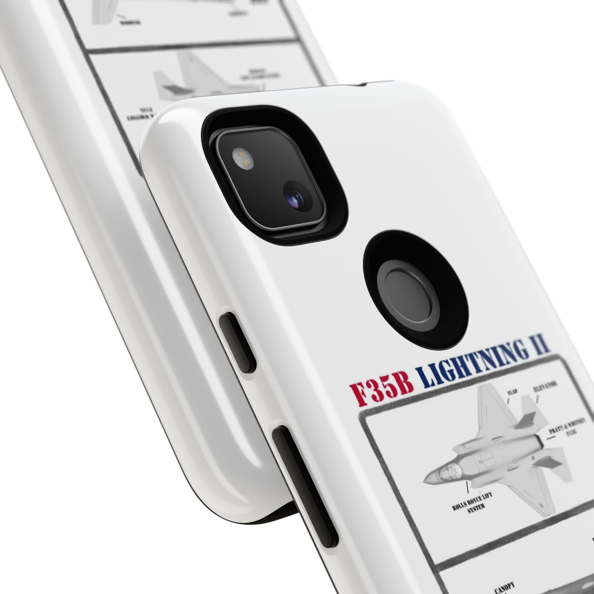 F-35 Lightning II Schematic edition phone case (USAF Colour-Way)