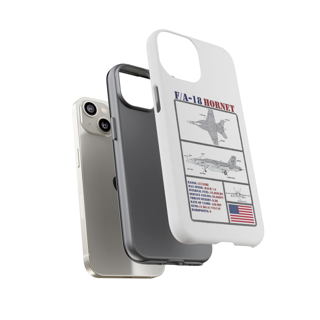 F/A-18 Hornet Schematic edition phone case (USAF Colour-Way)