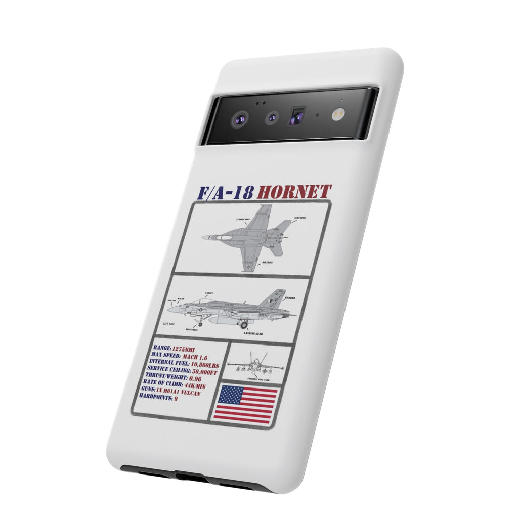 F/A-18 Hornet Schematic edition phone case (USAF Colour-Way)