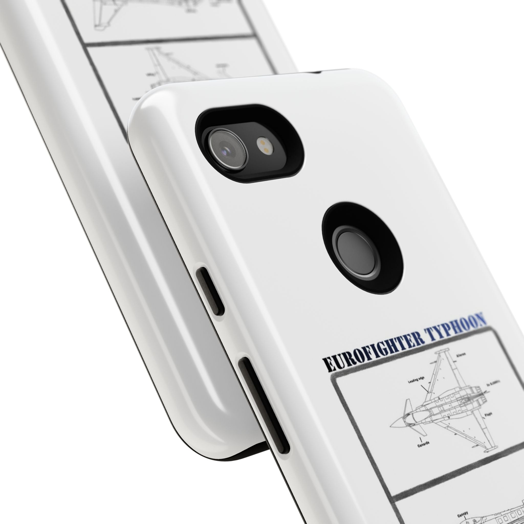 Eurofighter typhoon Schematic edition phone case (RAF Colour-Way)
