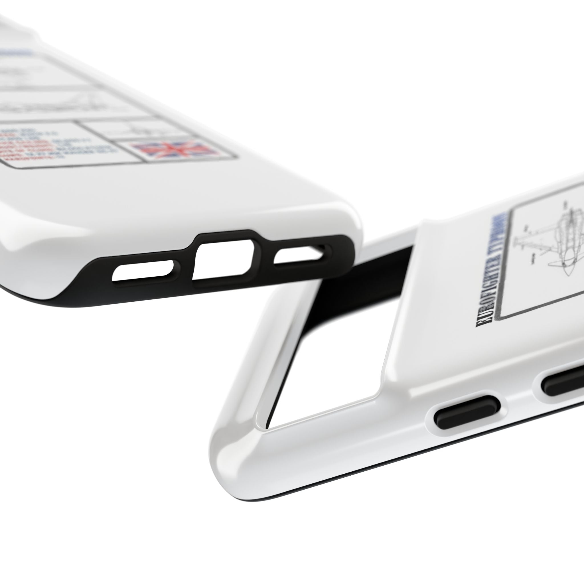 Eurofighter typhoon Schematic edition phone case (RAF Colour-Way)