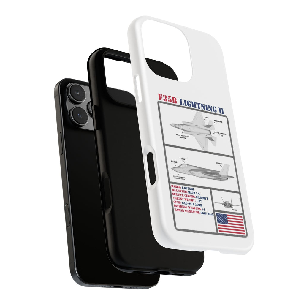 F-35 Lightning II Schematic edition phone case (USAF Colour-Way)