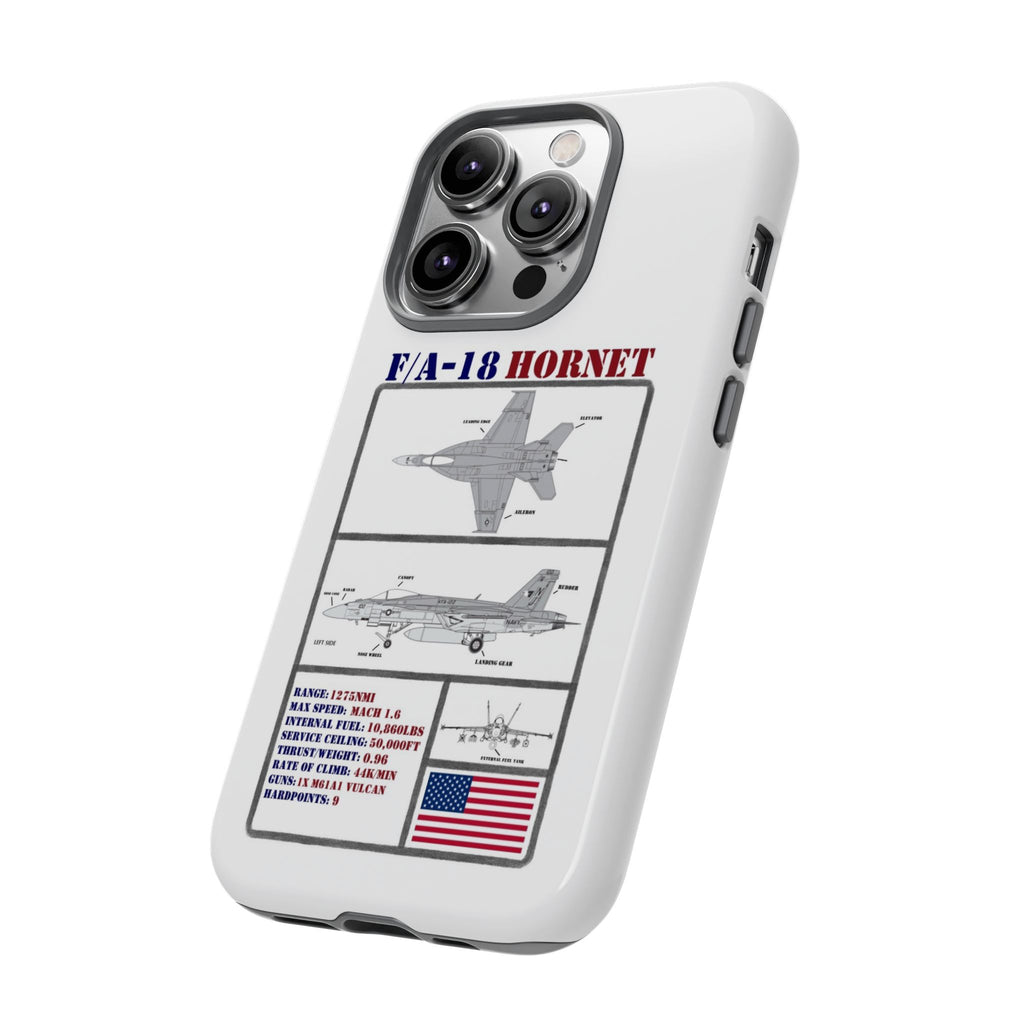 F/A-18 Hornet Schematic edition phone case (USAF Colour-Way)