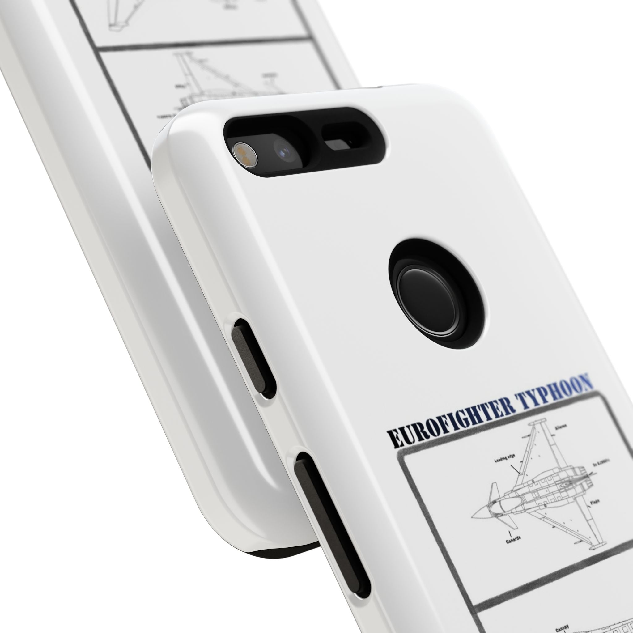 Eurofighter typhoon Schematic edition phone case (RAF Colour-Way)