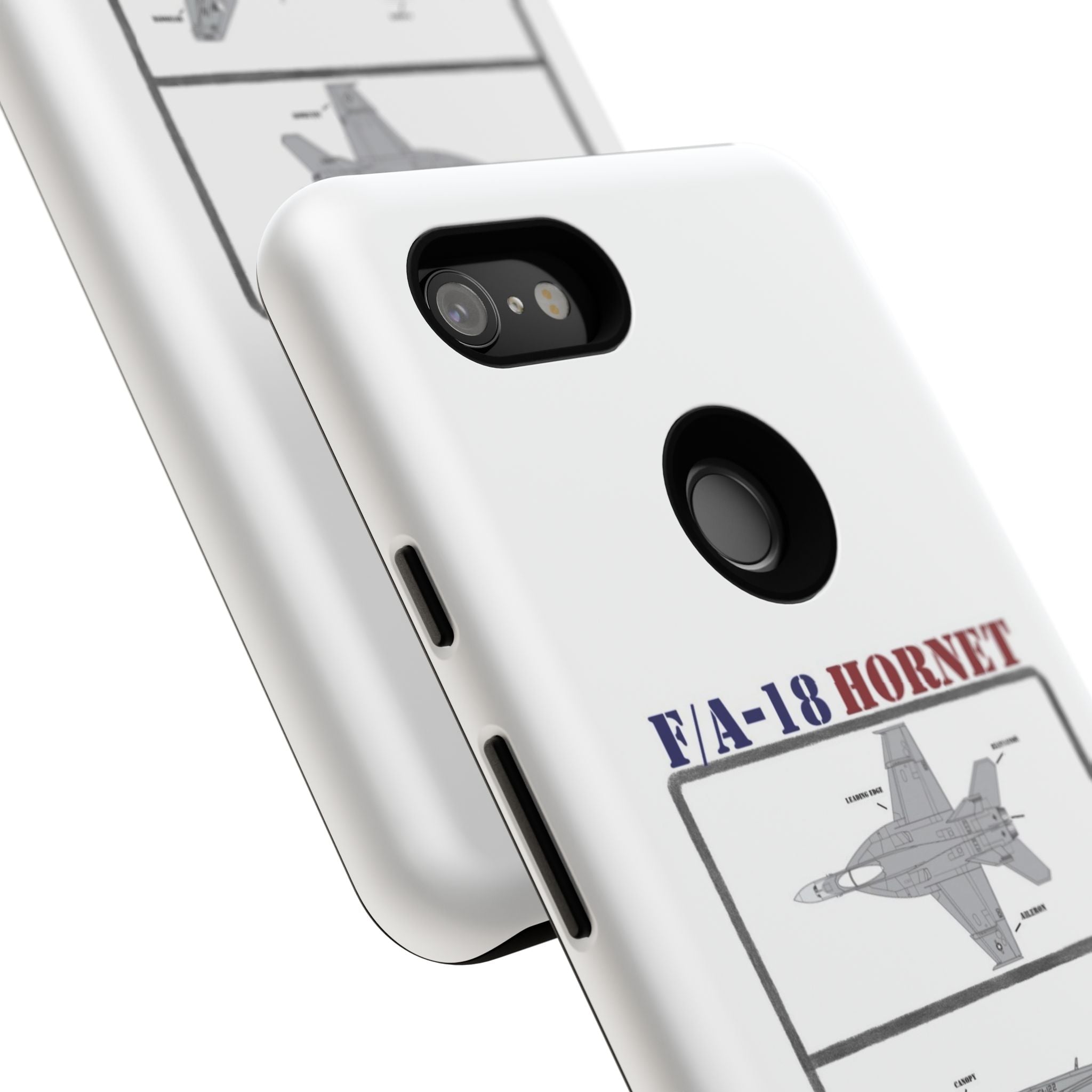 F/A-18 Hornet Schematic edition phone case (USAF Colour-Way)