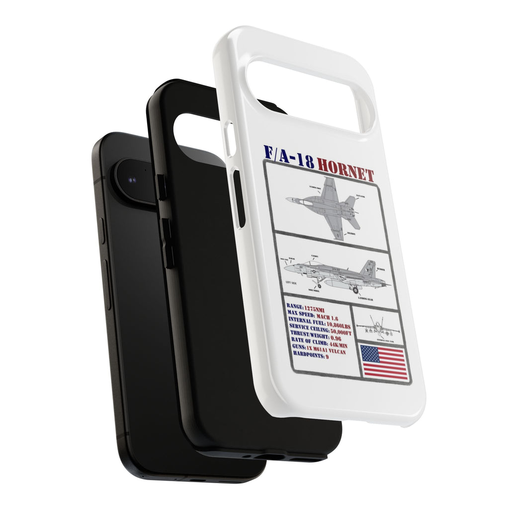 F/A-18 Hornet Schematic edition phone case (USAF Colour-Way)