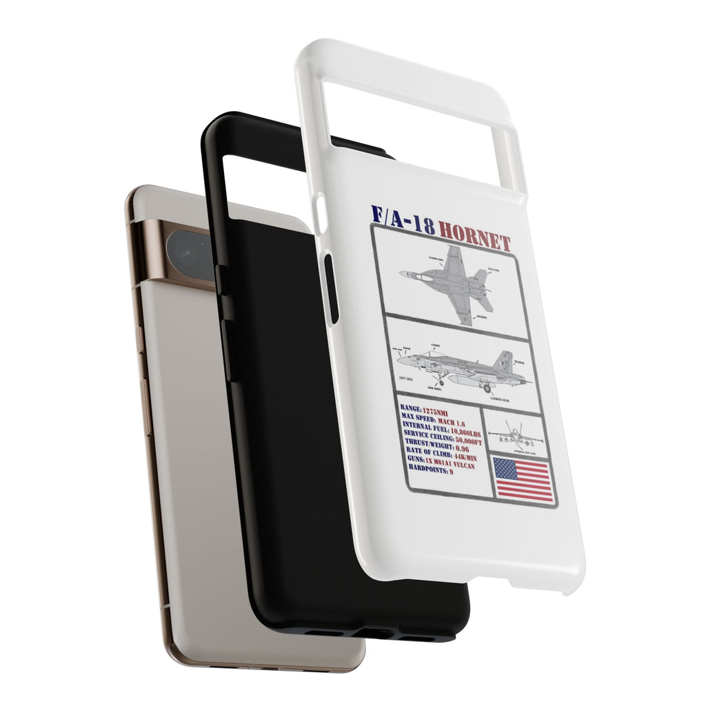 F/A-18 Hornet Schematic edition phone case (USAF Colour-Way)