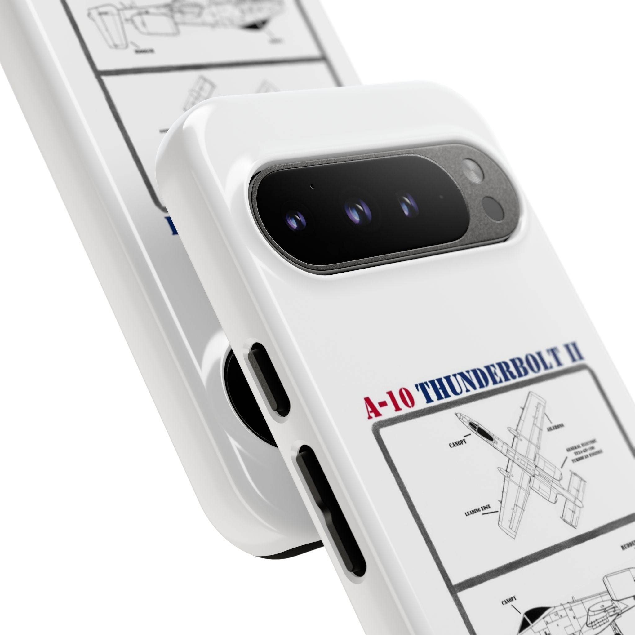 A-10 Thunderbolt Schematic edition phone case (USAF Colour-Way)