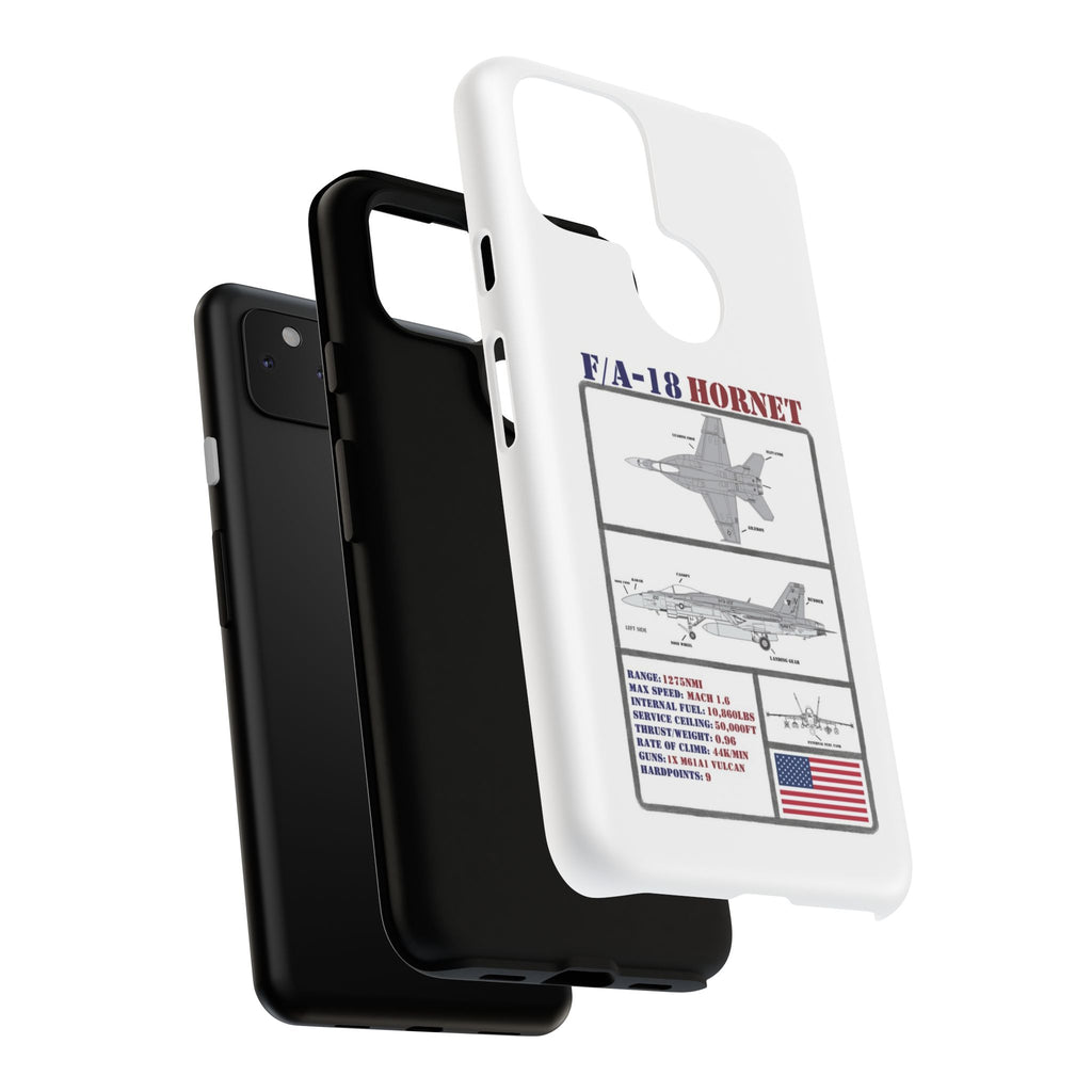 F/A-18 Hornet Schematic edition phone case (USAF Colour-Way)