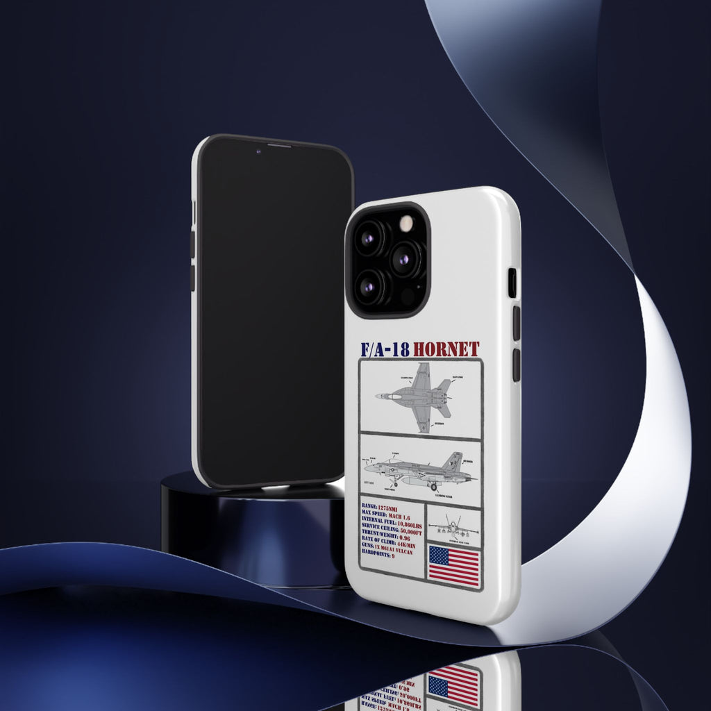 F/A-18 Hornet Schematic edition phone case (USAF Colour-Way)