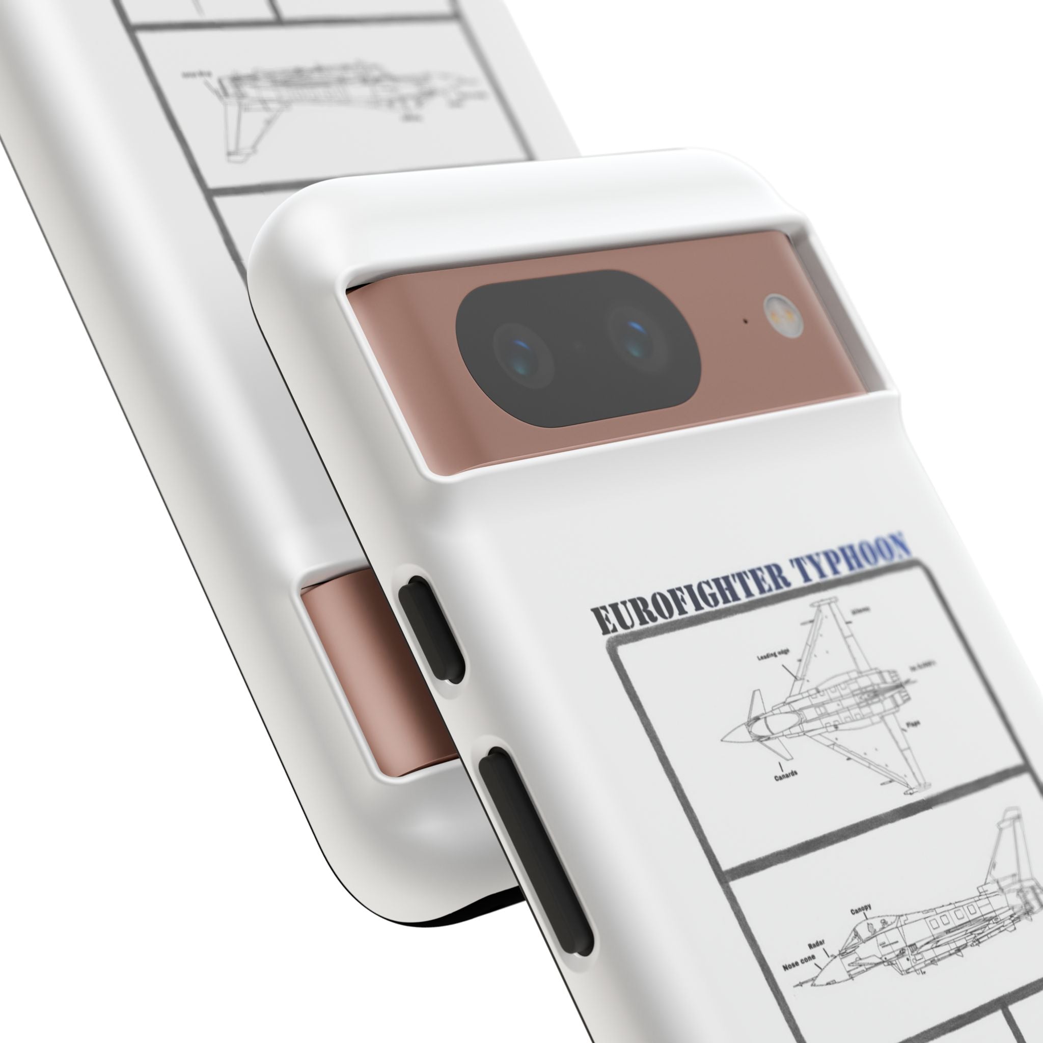 Eurofighter typhoon Schematic edition phone case (RAF Colour-Way)