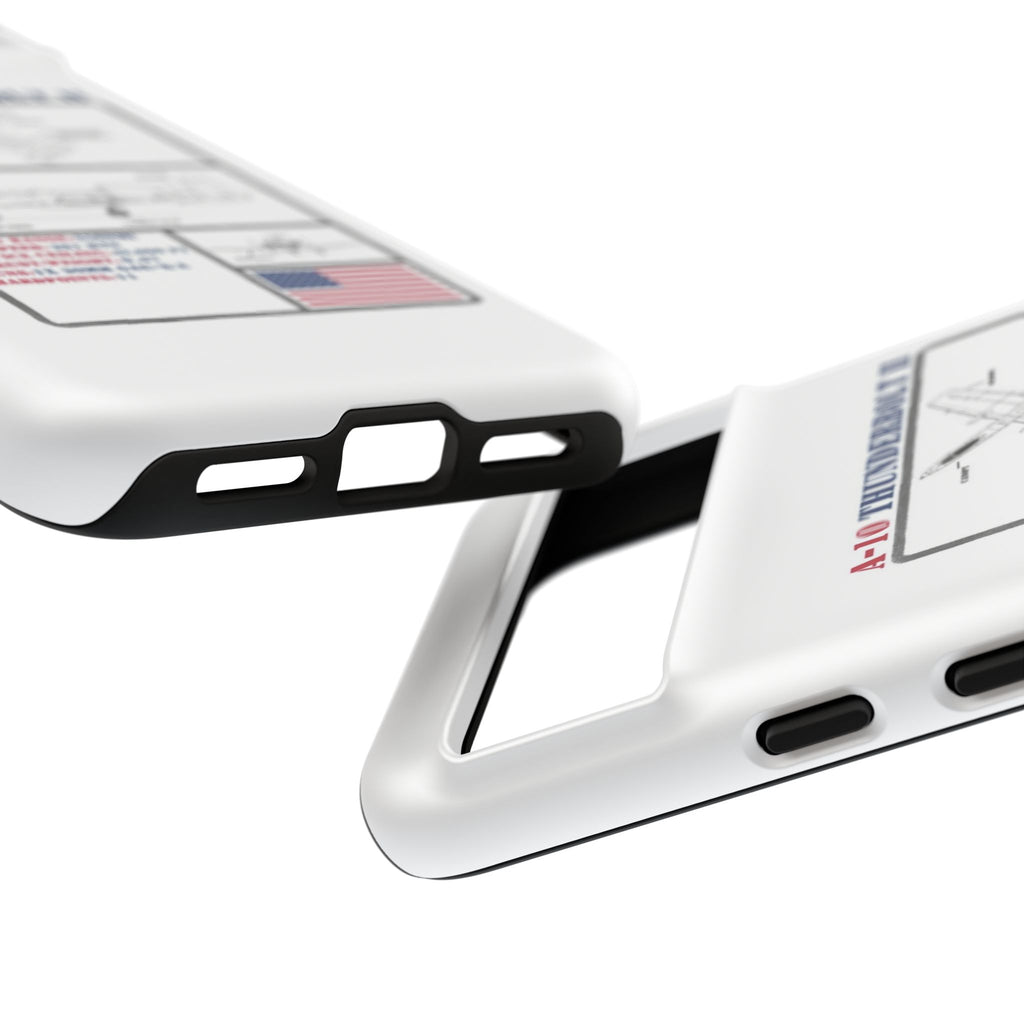 A-10 Thunderbolt Schematic edition phone case (USAF Colour-Way)