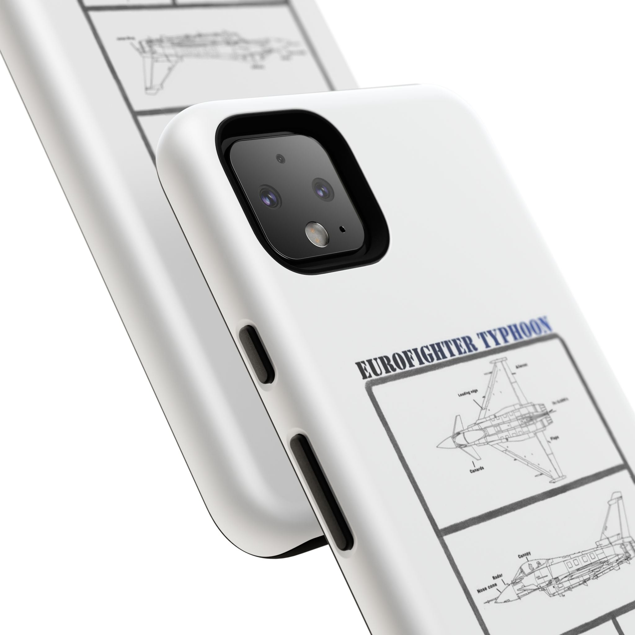 Eurofighter typhoon Schematic edition phone case (RAF Colour-Way)