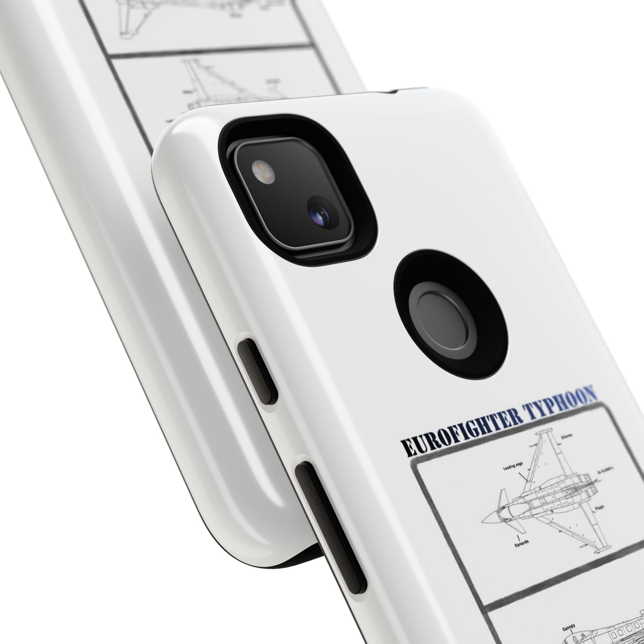 Eurofighter typhoon Schematic edition phone case (RAF Colour-Way)