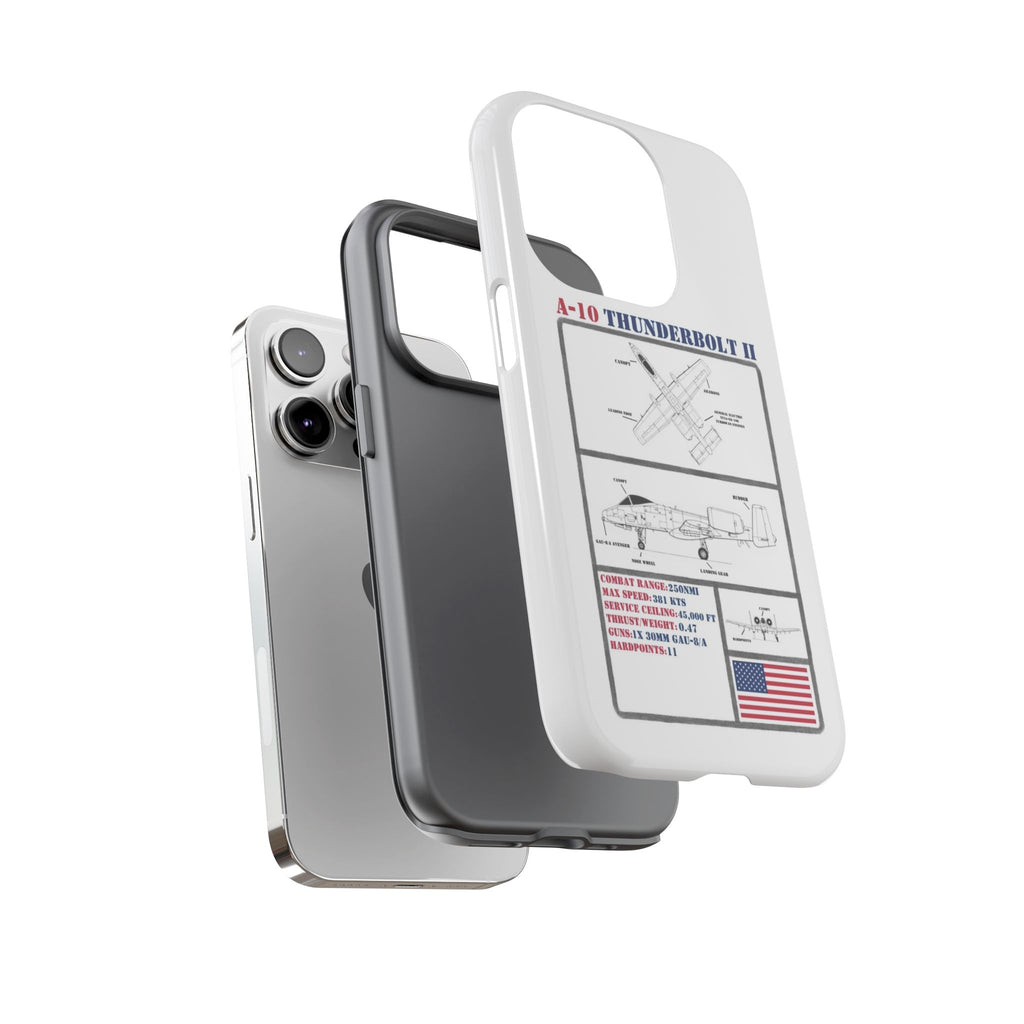 A-10 Thunderbolt Schematic edition phone case (USAF Colour-Way)