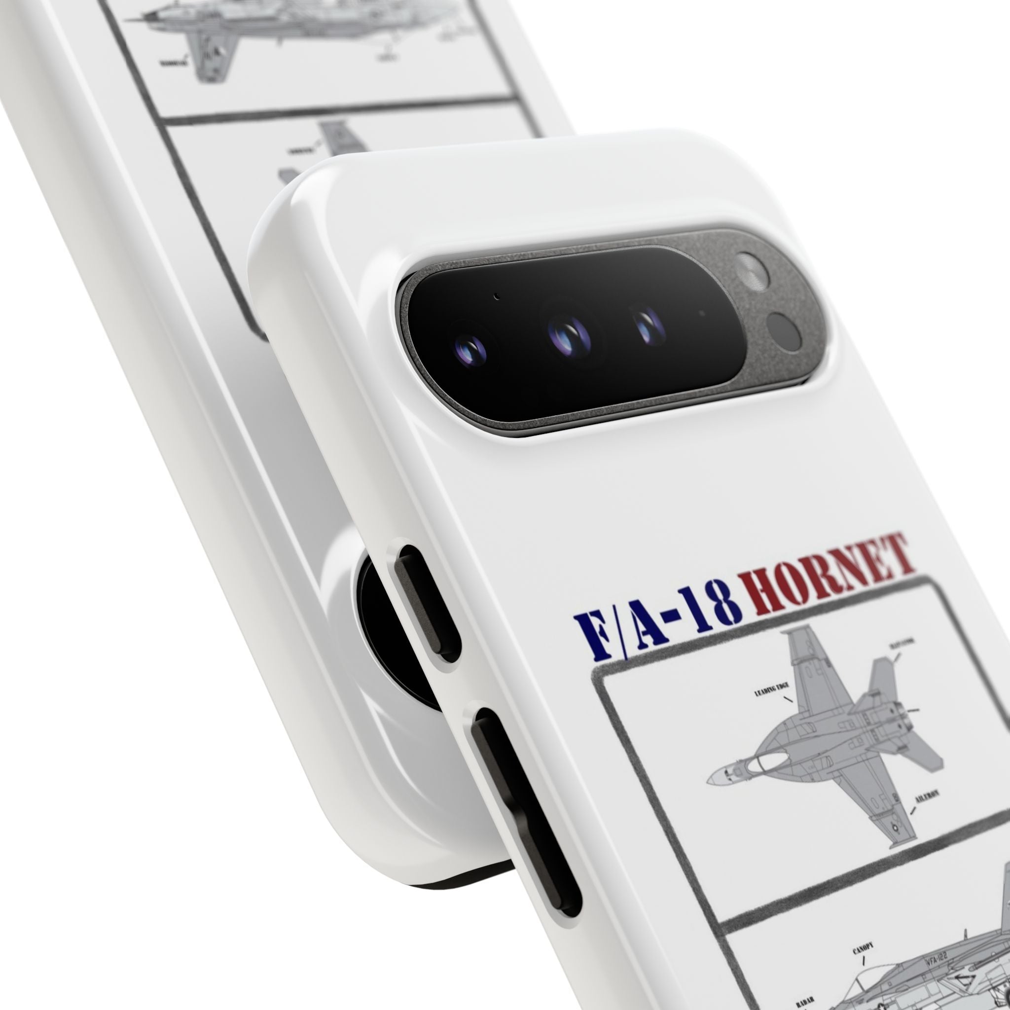 F/A-18 Hornet Schematic edition phone case (USAF Colour-Way)