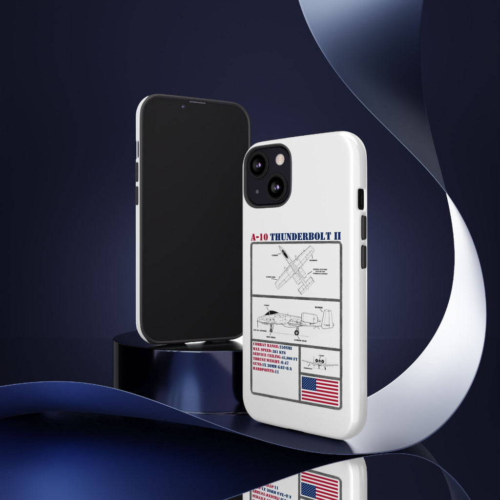 A-10 Thunderbolt Schematic edition phone case (USAF Colour-Way)