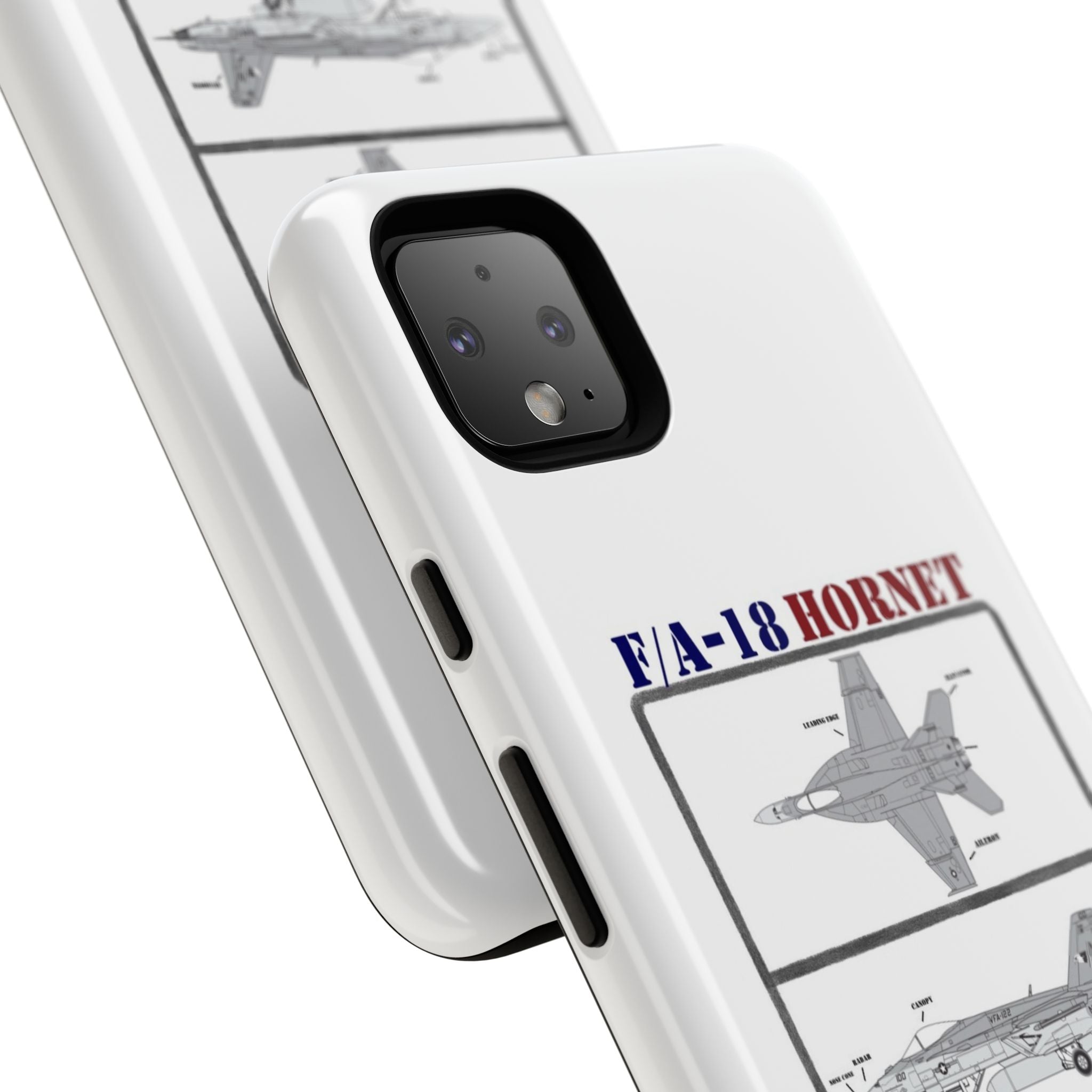 F/A-18 Hornet Schematic edition phone case (USAF Colour-Way)