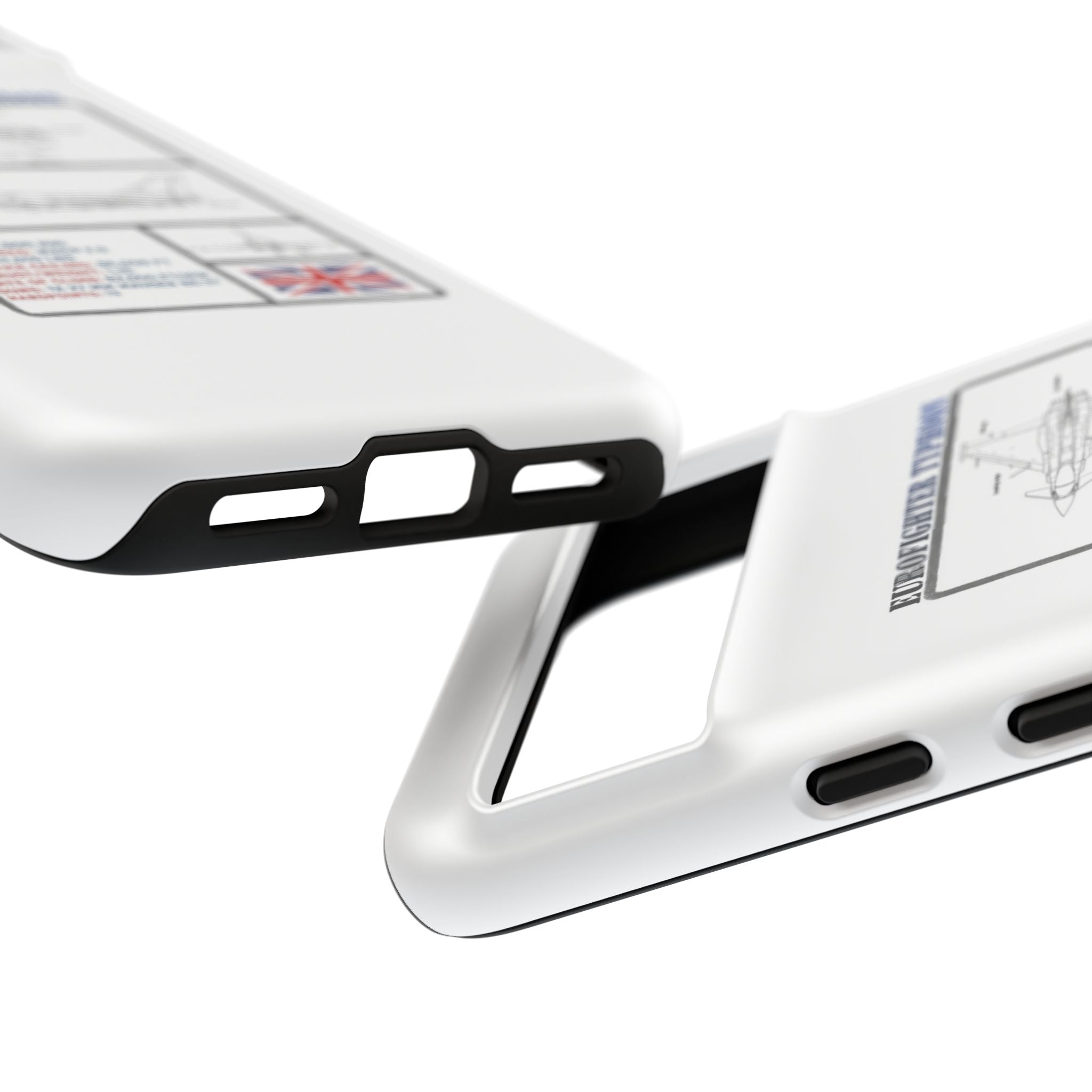 Eurofighter typhoon Schematic edition phone case (RAF Colour-Way)