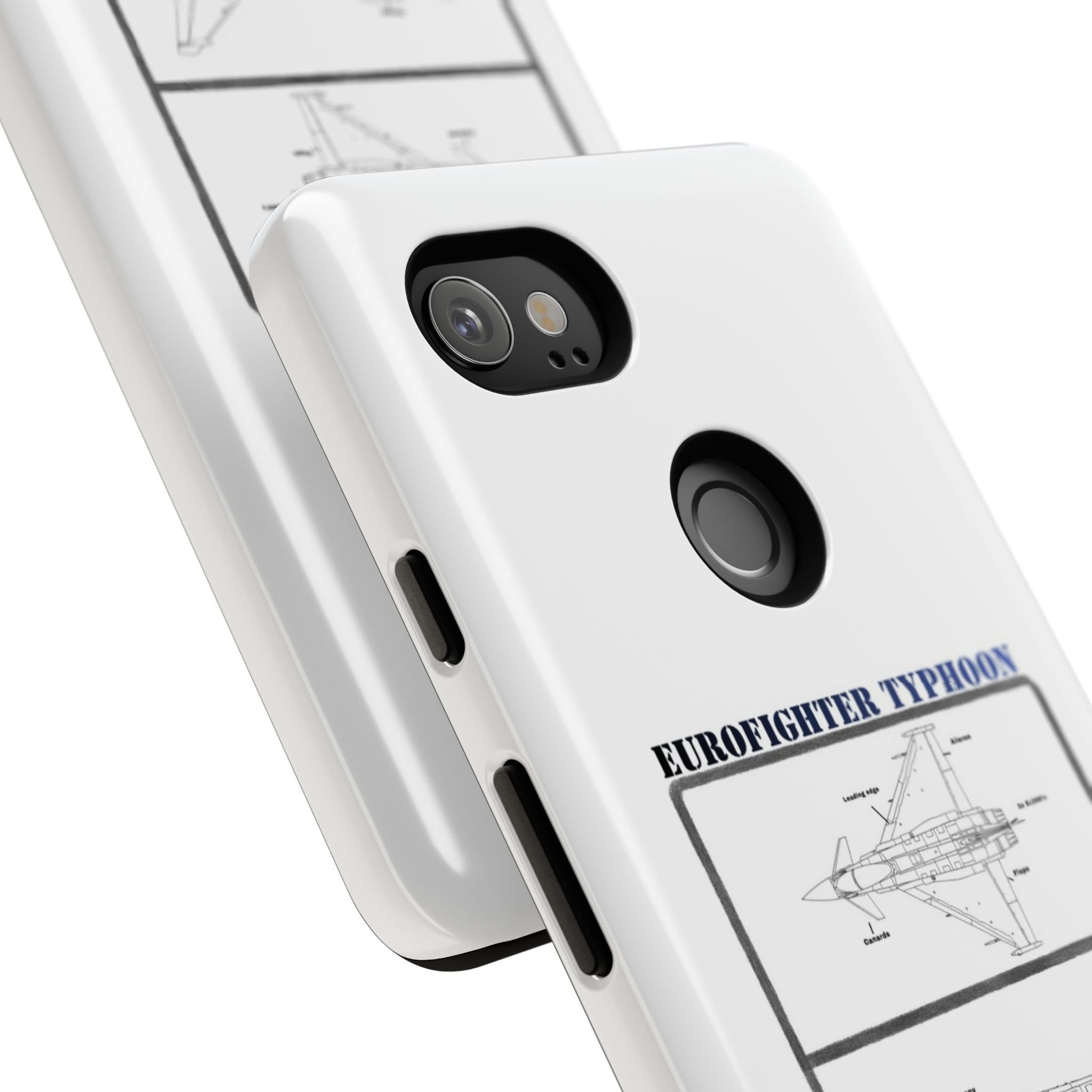 Eurofighter typhoon Schematic edition phone case (RAF Colour-Way)