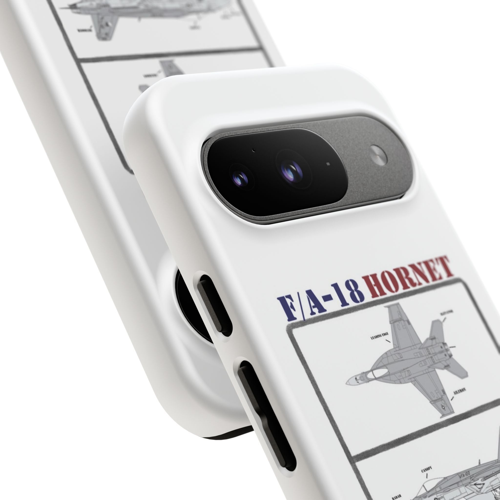 F/A-18 Hornet Schematic edition phone case (USAF Colour-Way)
