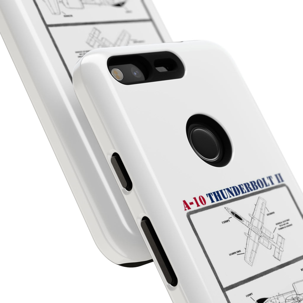 A-10 Thunderbolt Schematic edition phone case (USAF Colour-Way)