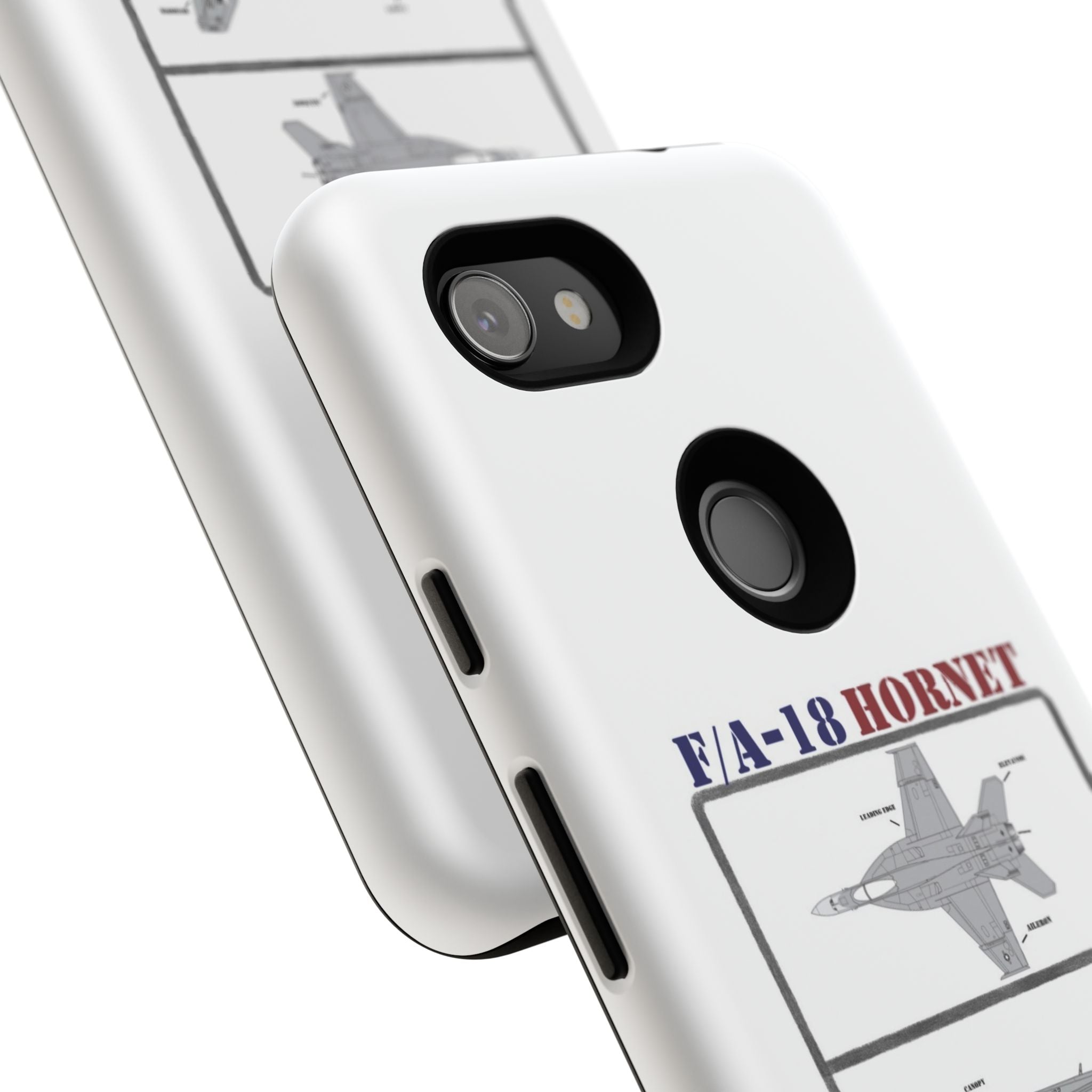 F/A-18 Hornet Schematic edition phone case (USAF Colour-Way)