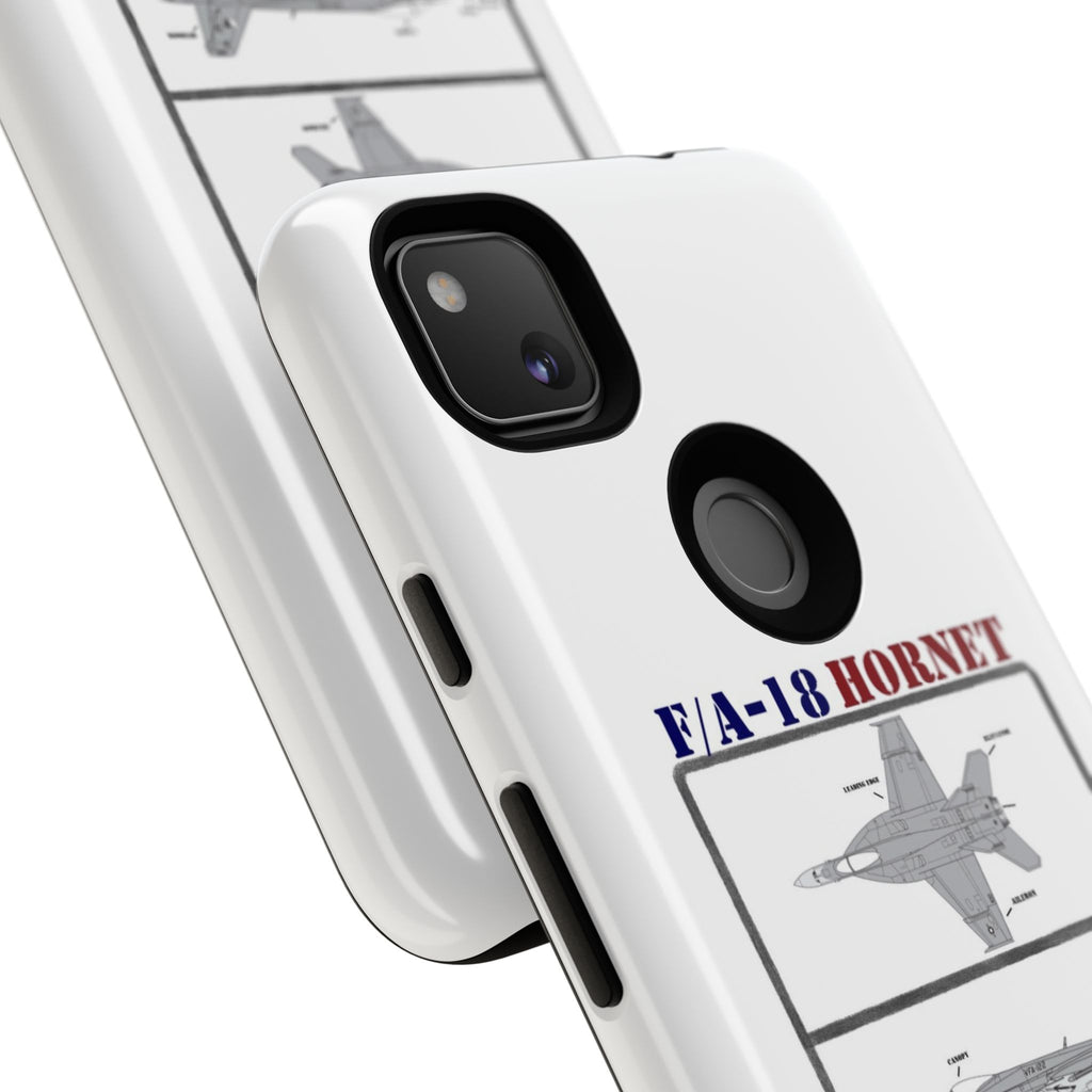 F/A-18 Hornet Schematic edition phone case (USAF Colour-Way)
