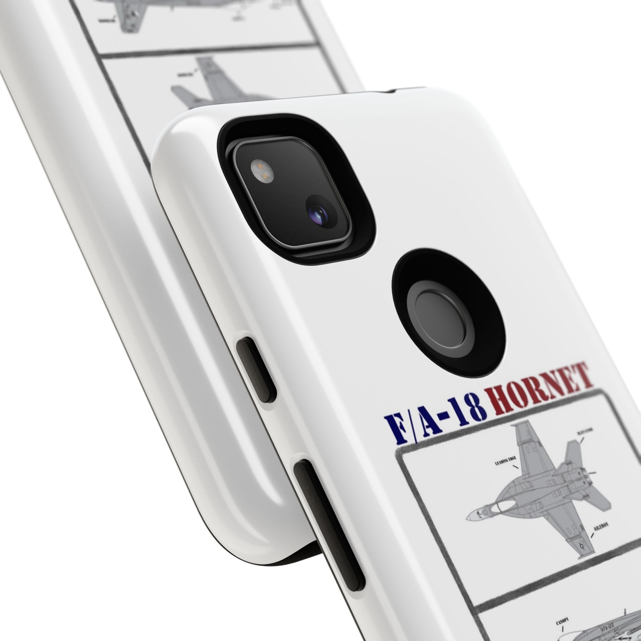 F/A-18 Hornet Schematic edition phone case (USAF Colour-Way)