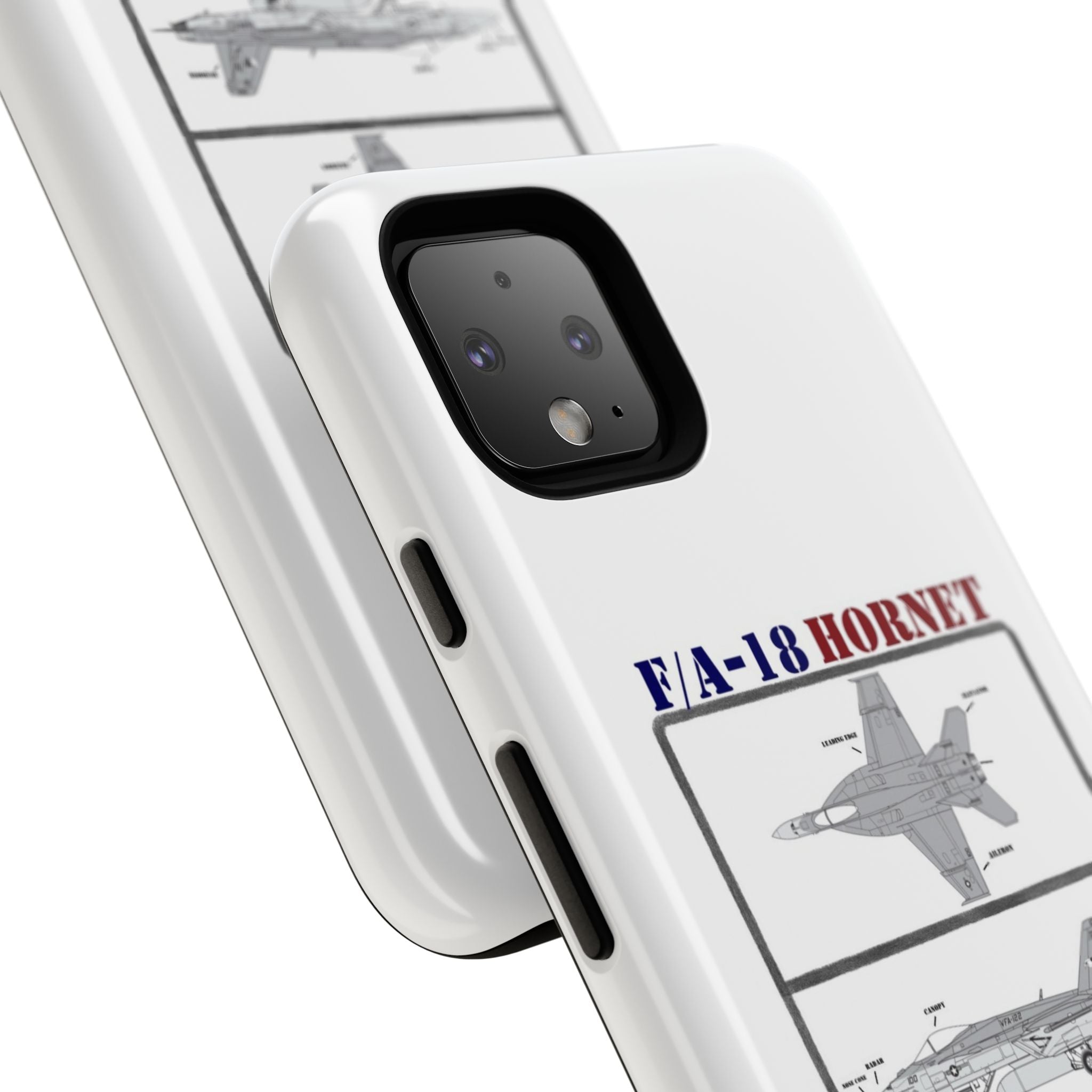F/A-18 Hornet Schematic edition phone case (USAF Colour-Way)