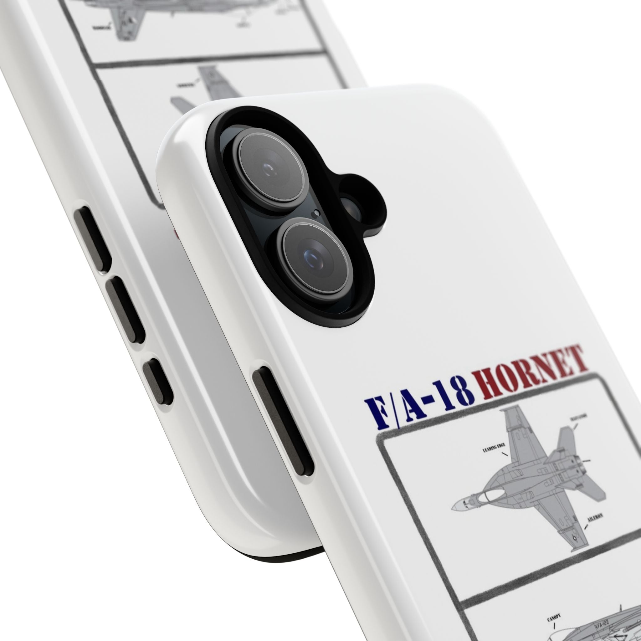 F/A-18 Hornet Schematic edition phone case (USAF Colour-Way)