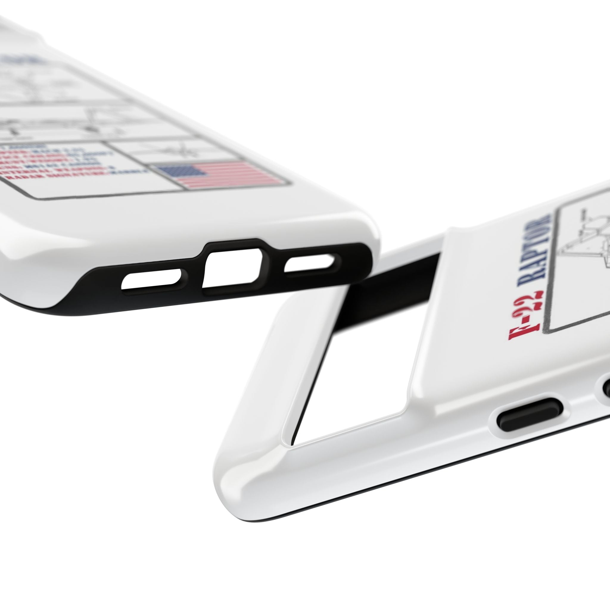 F-22 Raptor Schematic edition phone case (USAF Colour-Way)