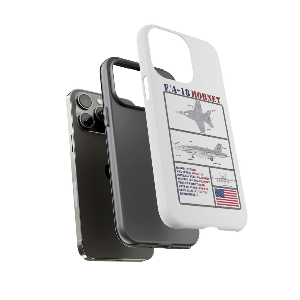 F/A-18 Hornet Schematic edition phone case (USAF Colour-Way)