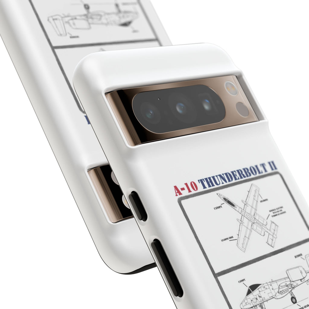 A-10 Thunderbolt Schematic edition phone case (USAF Colour-Way)