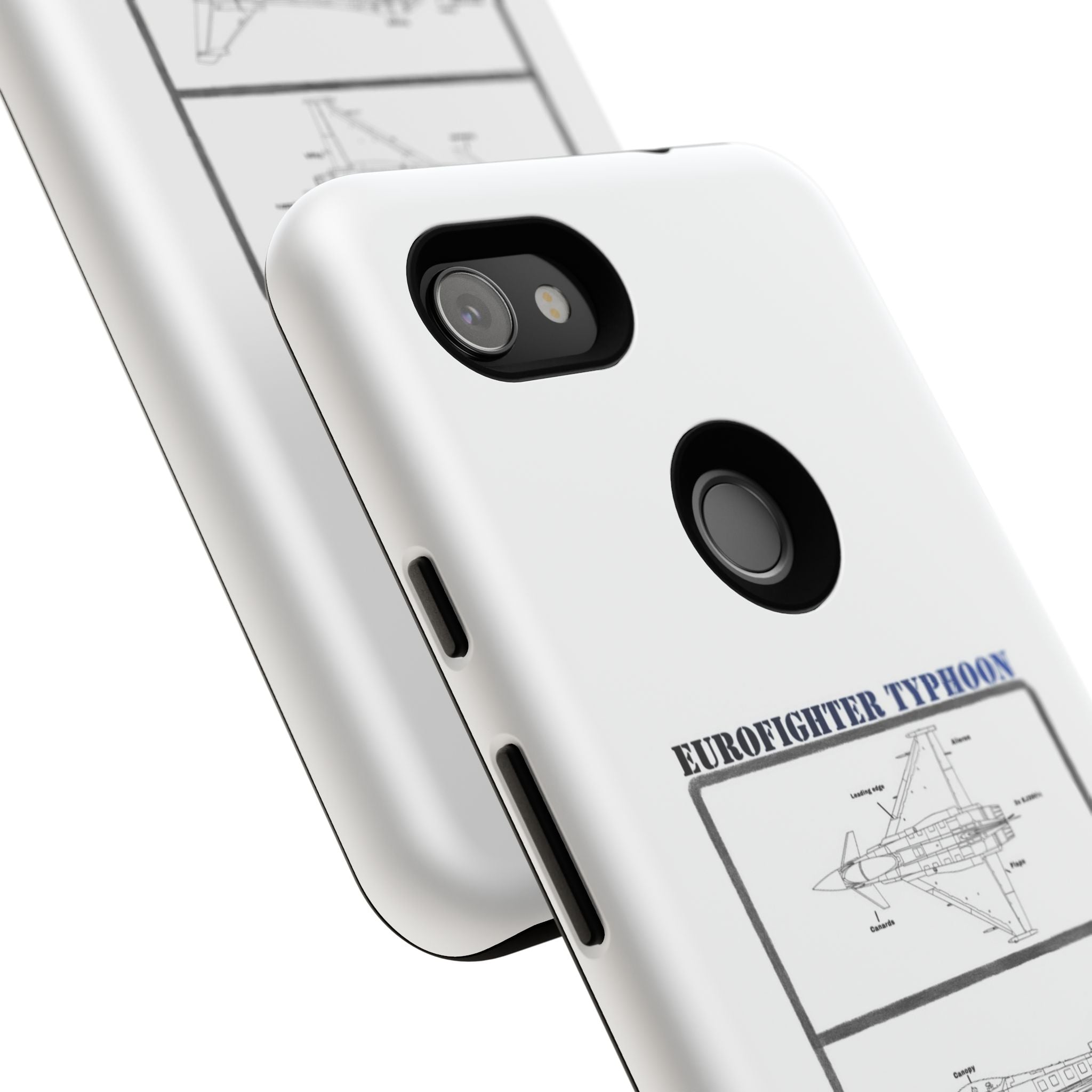 Eurofighter typhoon Schematic edition phone case (RAF Colour-Way)