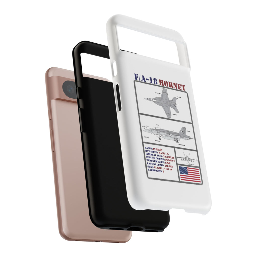 F/A-18 Hornet Schematic edition phone case (USAF Colour-Way)