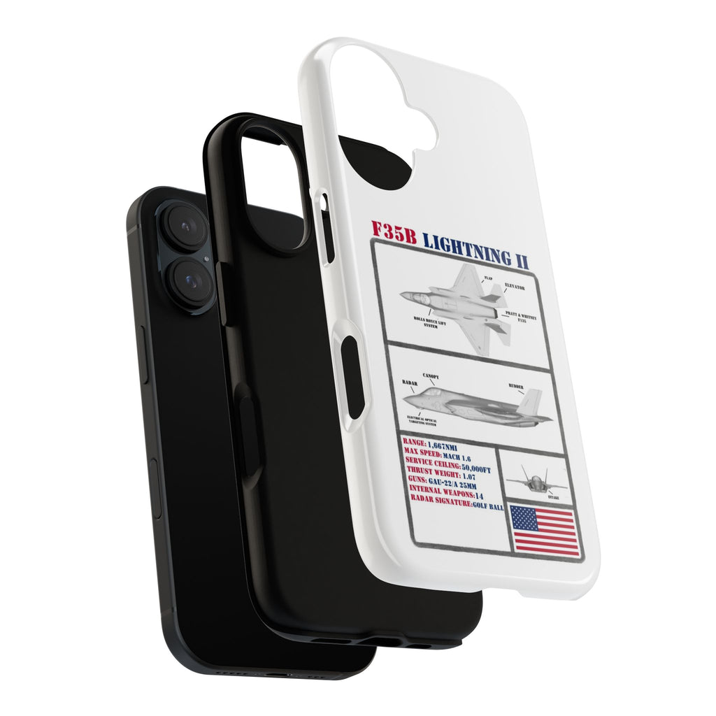 F-35 Lightning II Schematic edition phone case (USAF Colour-Way)