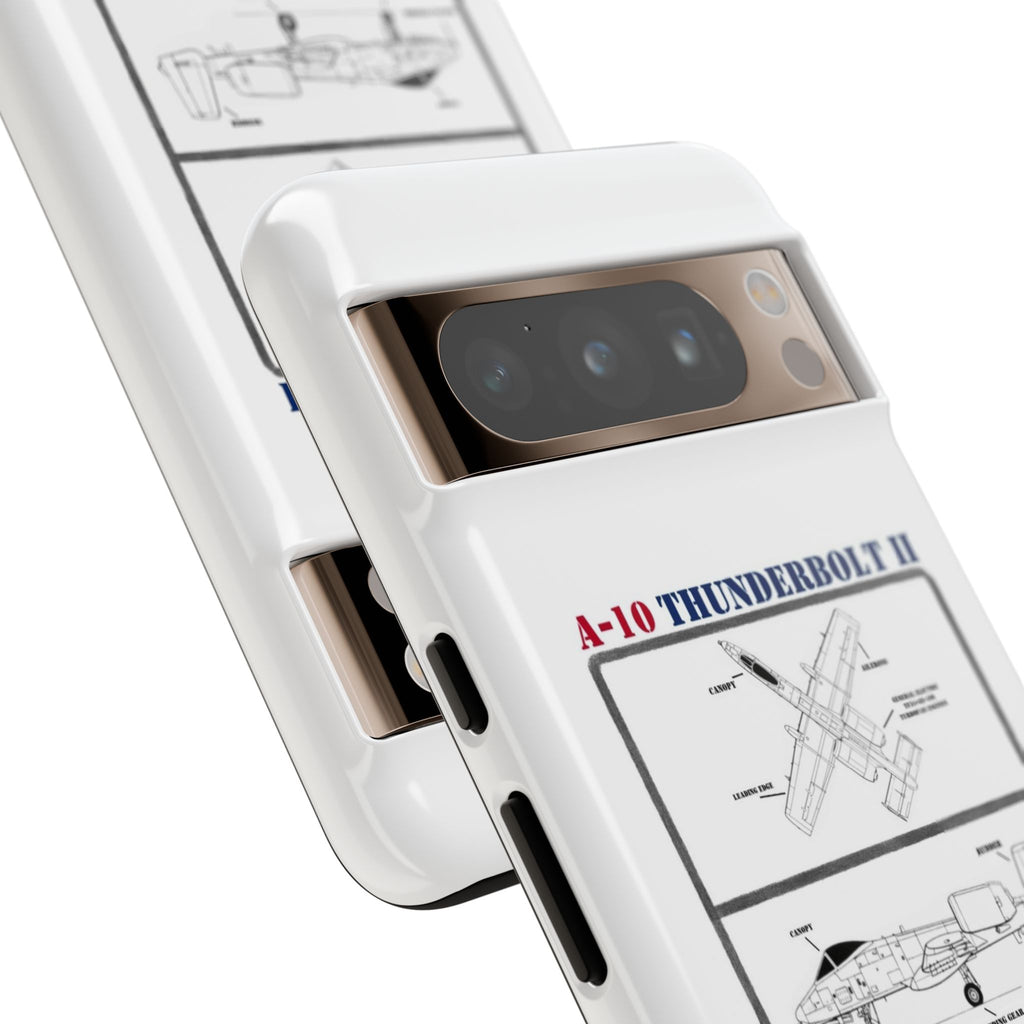 A-10 Thunderbolt Schematic edition phone case (USAF Colour-Way)