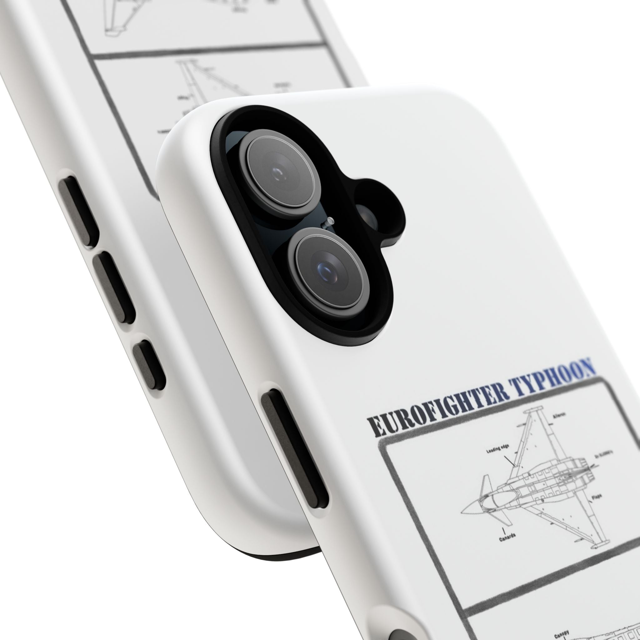 Eurofighter typhoon Schematic edition phone case (RAF Colour-Way)