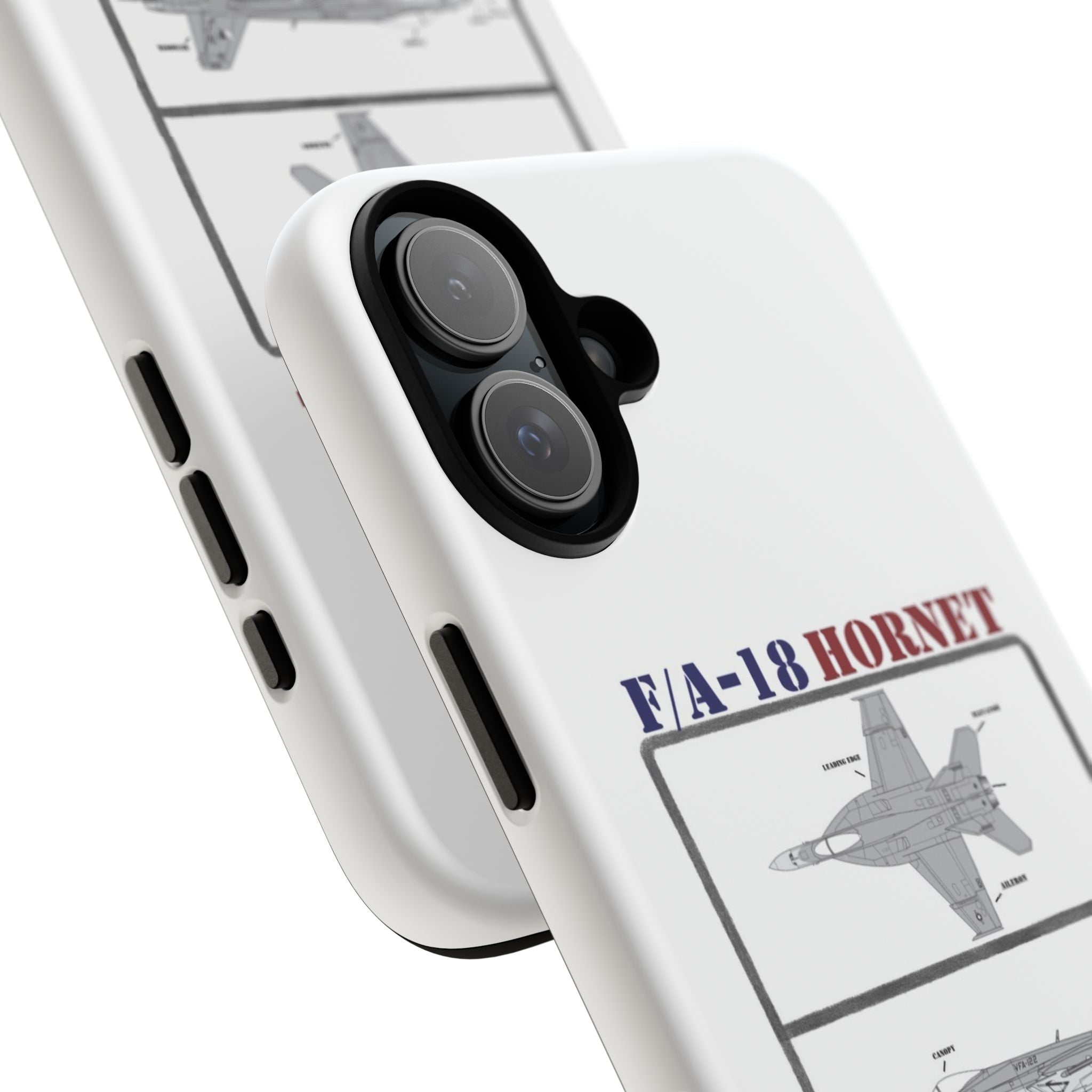 F/A-18 Hornet Schematic edition phone case (USAF Colour-Way)