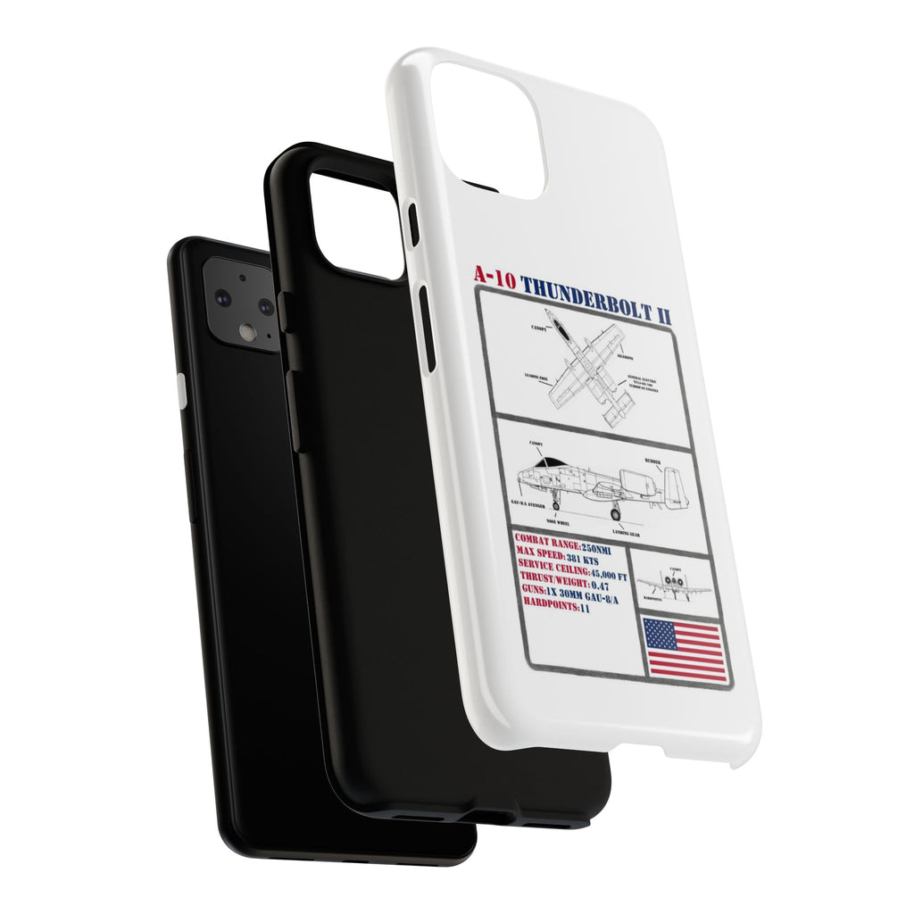 A-10 Thunderbolt Schematic edition phone case (USAF Colour-Way)