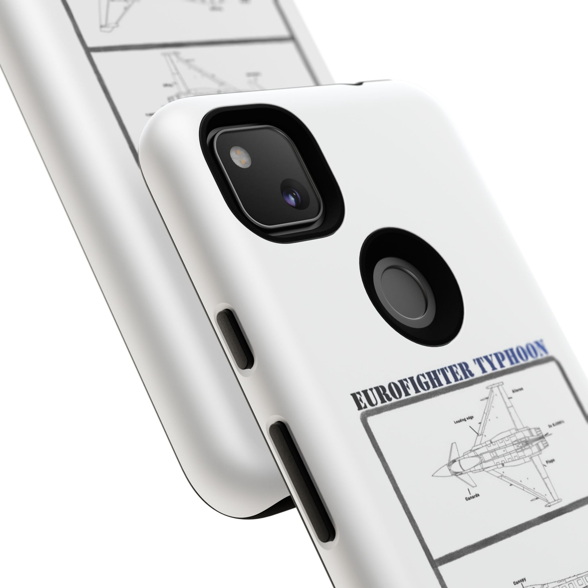 Eurofighter typhoon Schematic edition phone case (RAF Colour-Way)