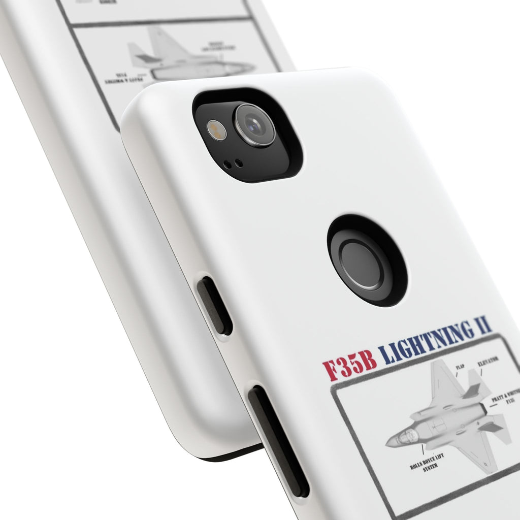F-35 Lightning II Schematic edition phone case (USAF Colour-Way)