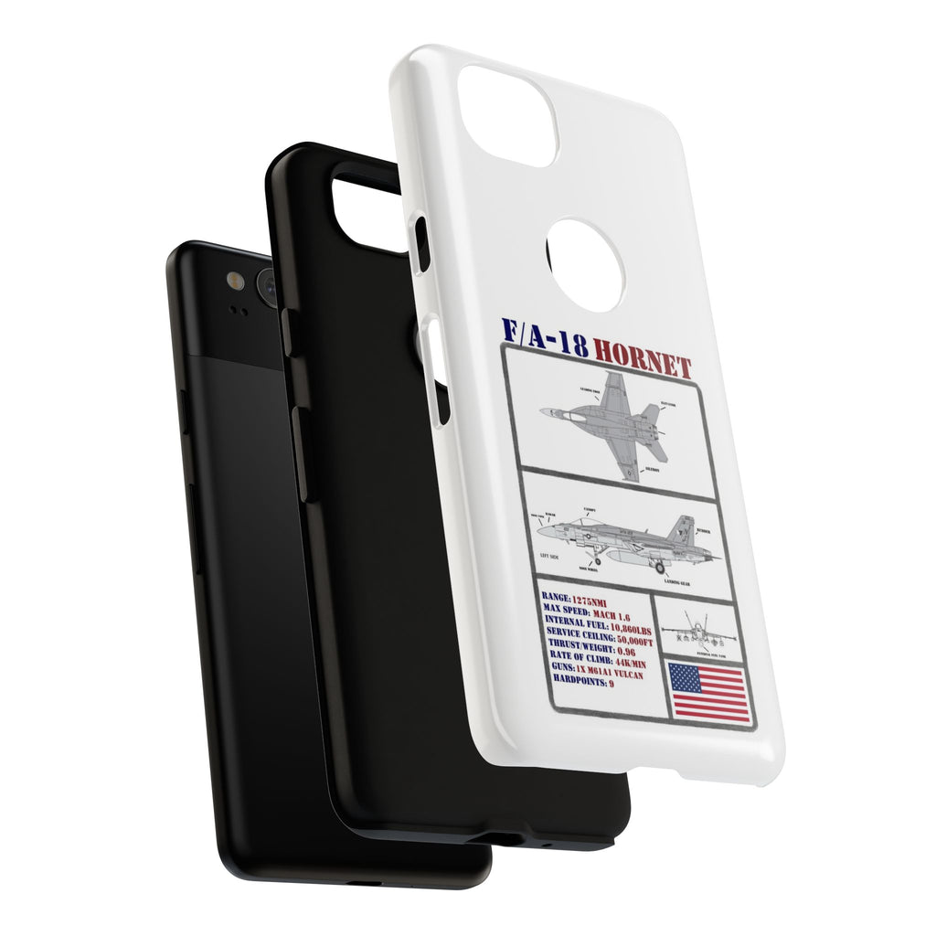 F/A-18 Hornet Schematic edition phone case (USAF Colour-Way)