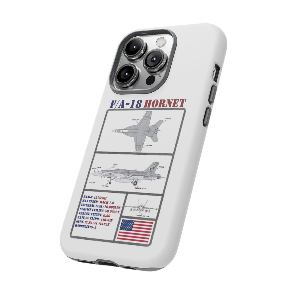 F/A-18 Hornet Schematic edition phone case (USAF Colour-Way)